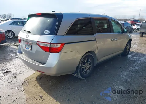 2011 Honda Odyssey Ex-L из США, поврежденный, VIN 5FNRL5H69BB088488